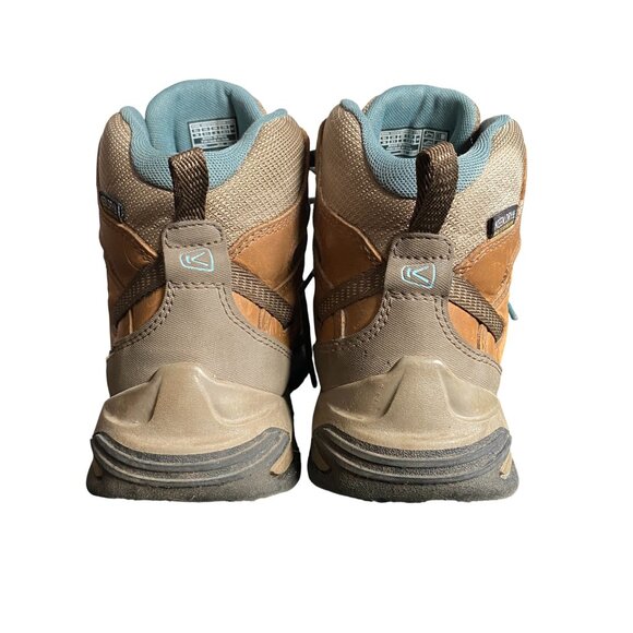 KEEN Women's, Circadia Mid Waterproof Hiking Boot Toasted Coconut North Atlantic - Picture 3 of 8